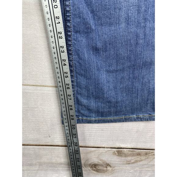 Esprit Denim Womens Jeans Size 30x30 Blue Bootcut Low Rise Cotton Distressed - Picture 6 of 12